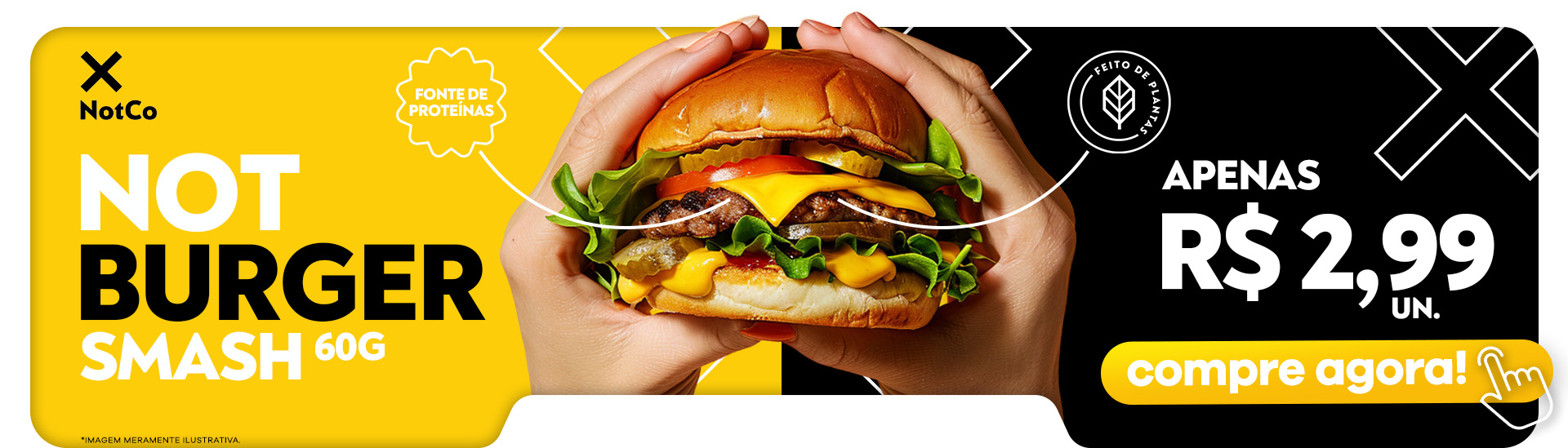 Banner Notco Burger Smash 60g