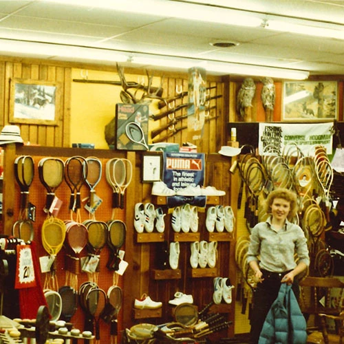 a gir inside als store buying products