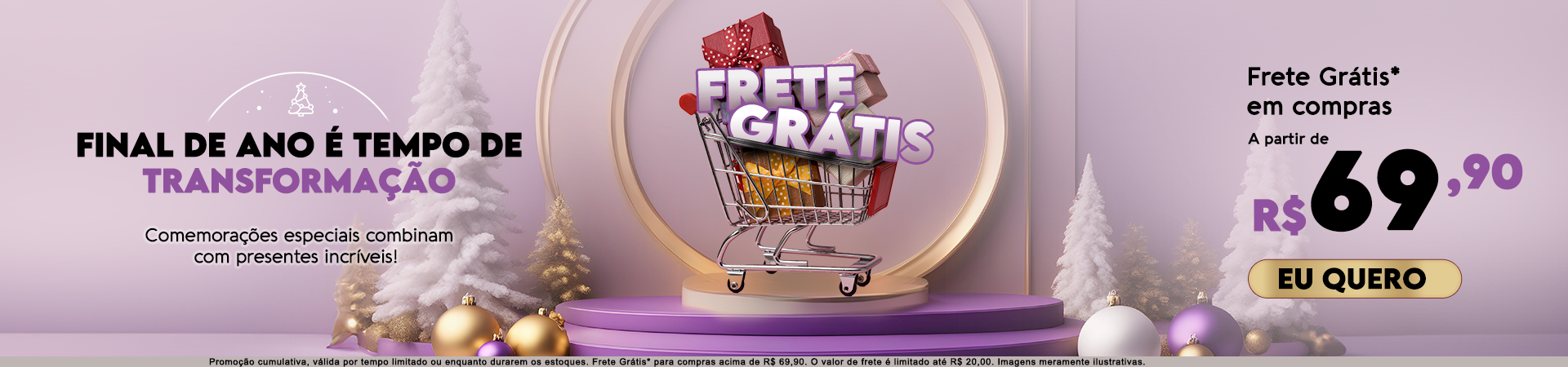 Fim de ano - Frete Grátis