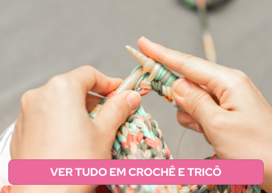 departamento de crochê e tricô