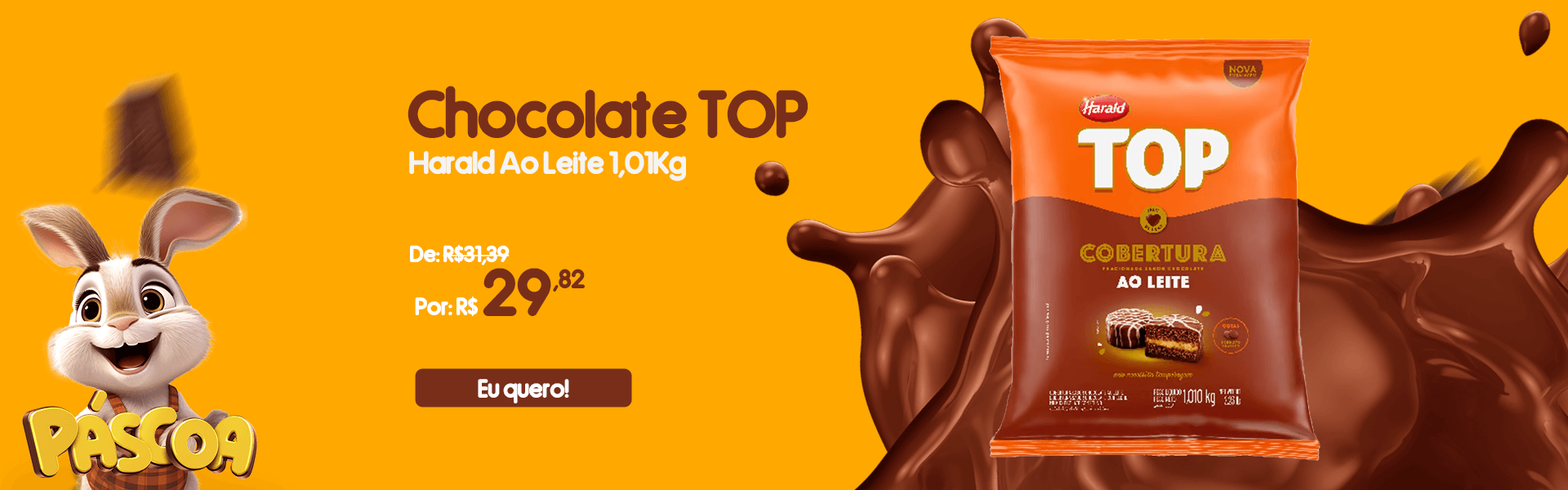 Chocolate Top Ao Leite