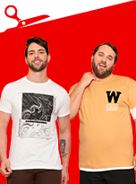 Camisetas e Polos a partir de R$ 19,99