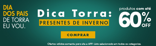 Dica Torra: Presentes de Inverno com até 60% OFF.