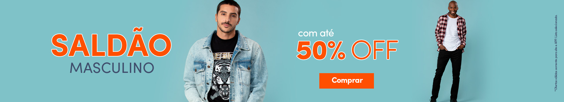 Saldão Masculino até 50% off