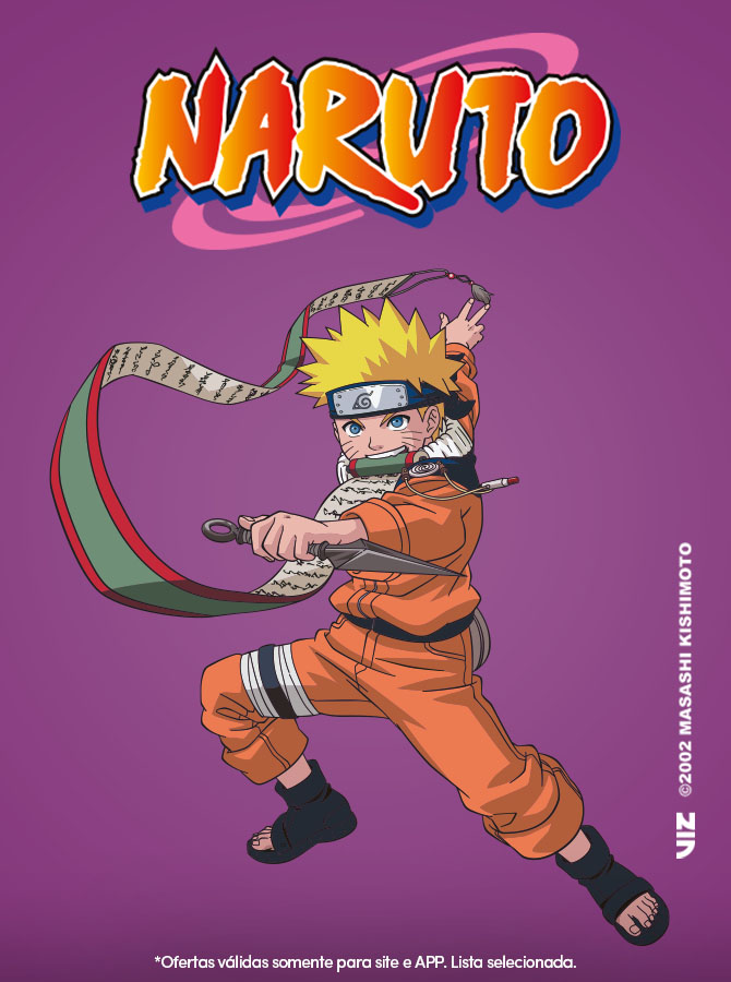 Naruto com até 60% off