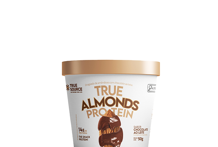 True Almonds Protein Chocolate ao Leite 50g True Source