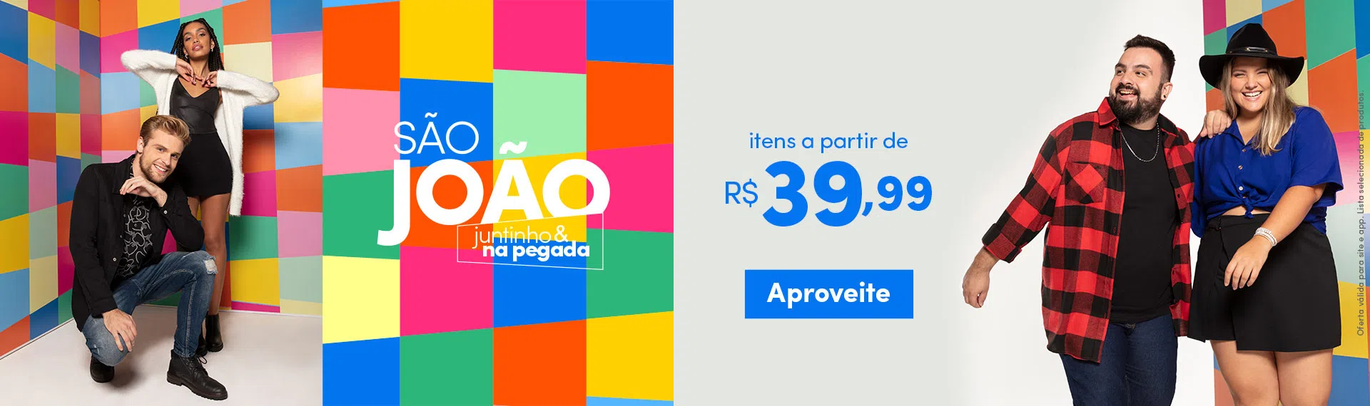 itens a partir de R$39,99 - são joão