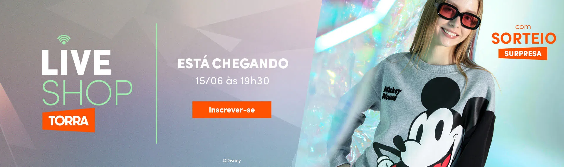 Live shop Torra está chegando
