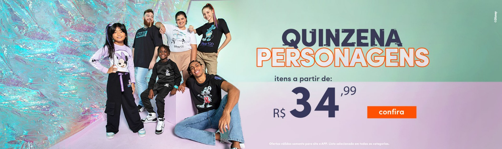 quinzena personagens