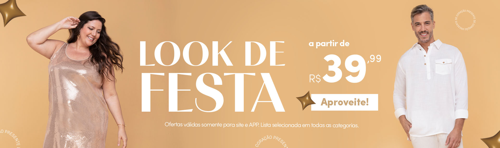 Look de Festa - a partir de R$39,99 - natal