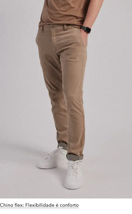 calça chino