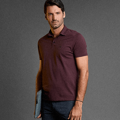 Coleção de camisas polos aviator